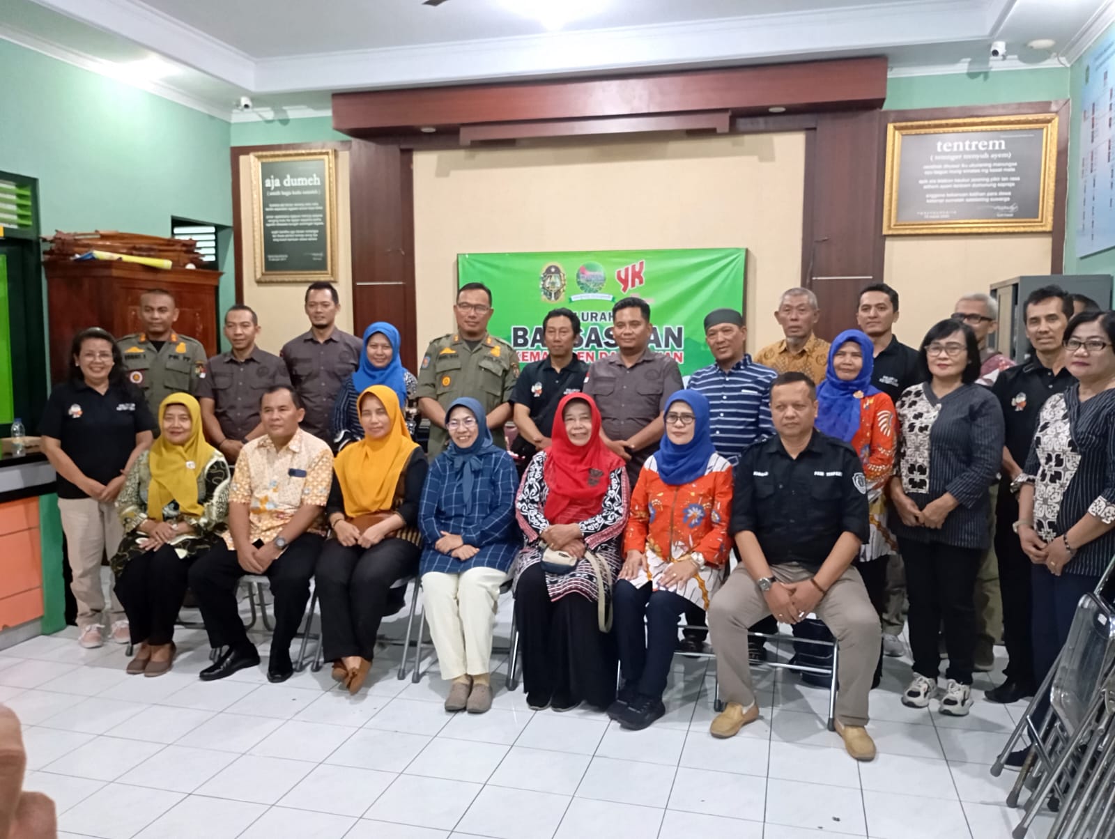 REMBUG PANCA TERTIB SAMBANG PONDOKAN DI KELURAHAN BAUSASRAN DIPIMPIN OLEH  PJ KETUA TP. PKK KOTA YOGYAKARTA